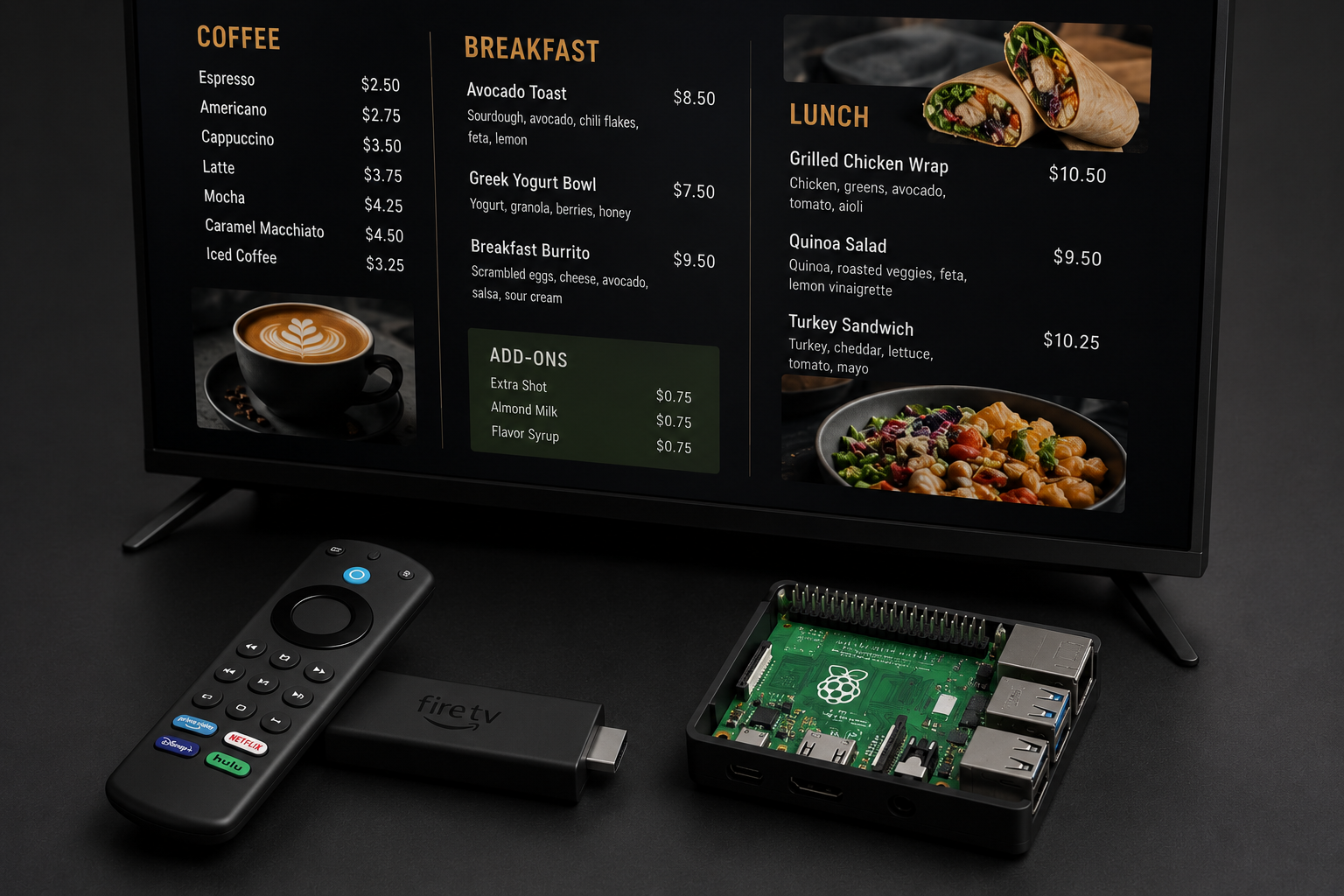 Fire TV vs. Raspberry Pi for Digital Signage: Which Is Right for Your Restaurant?